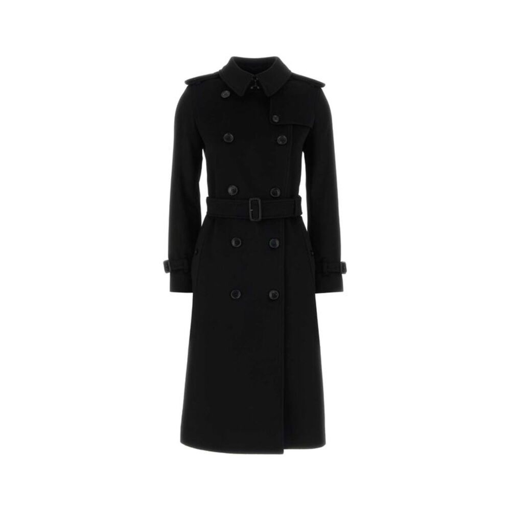 Burberry Women Black Cashmere Coat
